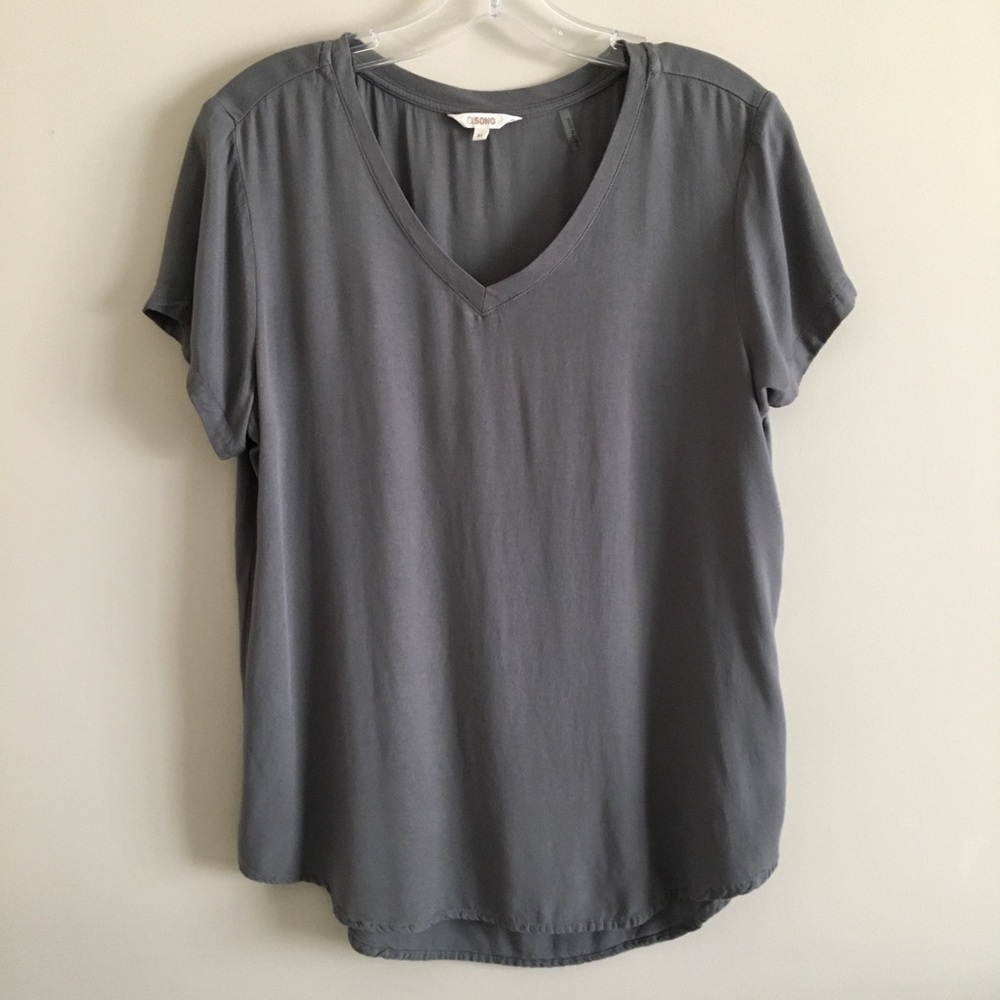 Cisono womens grey shirt - super soft!